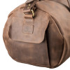 Дорожная коричневая сумка Grande Pelle из кожи Crazy Horse (GP0045brown)
